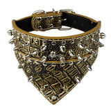 2" Wide Pet Dog Bandana Collars