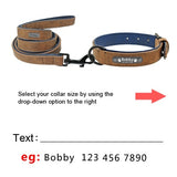 Custom Dog Collars Leather Personalized