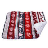 Christmas Warm Dog Mat Beds