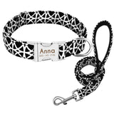 Dog Collar Custom Tag Collar Leash