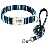 Dog Collar Custom Tag Collar Leash